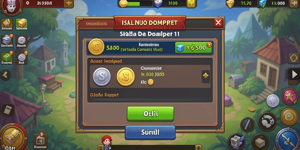Tampilan menu utama yang intuitif dan menarik.