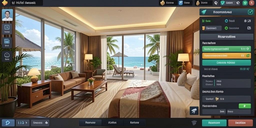 Screenshot ini menunjukkan karakter utama dalam aksi.
