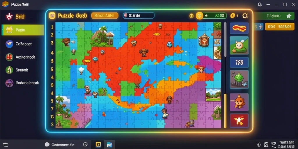 Tangkapan layar menunjukkan aksi mendebarkan dalam game.